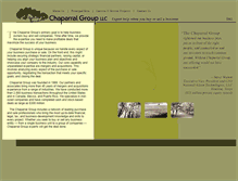 Tablet Screenshot of chaparralgroup.com